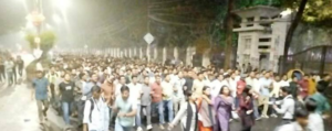 কুয়েটে হামলার পাল্টা অভিযোগ এনে ঢাবিতে ছাত্রদলের বিক্ষোভ