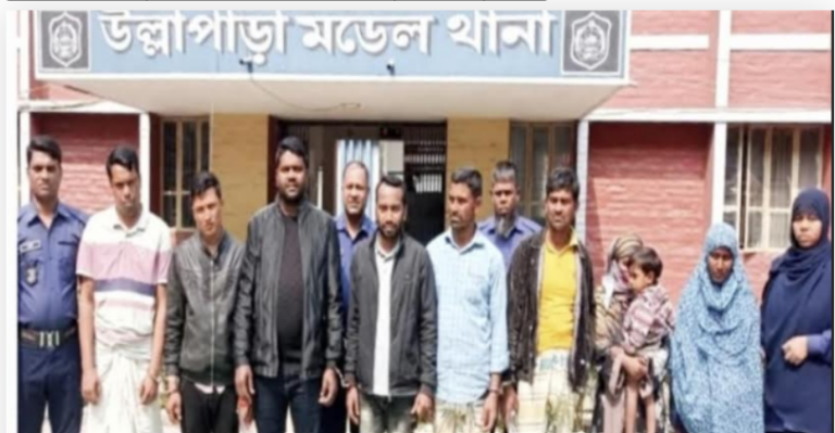 উল্লাপাড়ায় রাজনৈতিক মামলার আসামিসহ ৮ জন গ্রেপ্তার