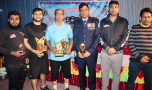 গোয়ালন্দে নাইট ব্যাডমিন্টন টুর্নামেন্ট ফাইনাল খেলা অনুষ্ঠিত