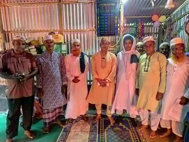 আল আকসা ভাবকী উত্তর পাড়া জামি মসজিদ নির্মাণাধীন উদ্বোধনে খান সাঈদ হাসান জ্যোতি