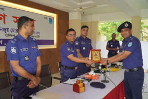 রাজবাড়ী জেলার শ্রেষ্ঠ ওসি উত্তম কুমার ঘোষ